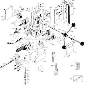 Page A Diagram and Parts List for 1556 Type 3 Black and Decker Drill Press